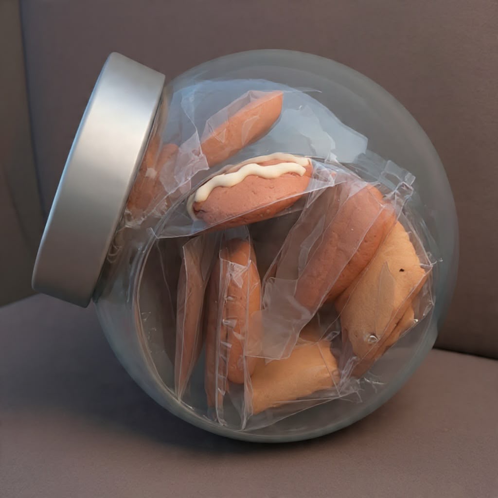 Pot met overheerlijke koekjes